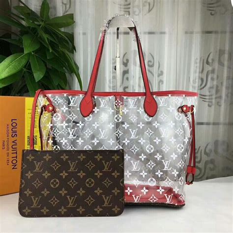 louis vuitton clear tote replica|translucent louis vuitton bag.